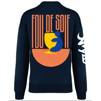 FOU DE SOIF BLEU - Sweat