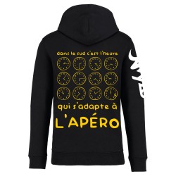 L'HEURE DE L'APERO - Sweat à capuche