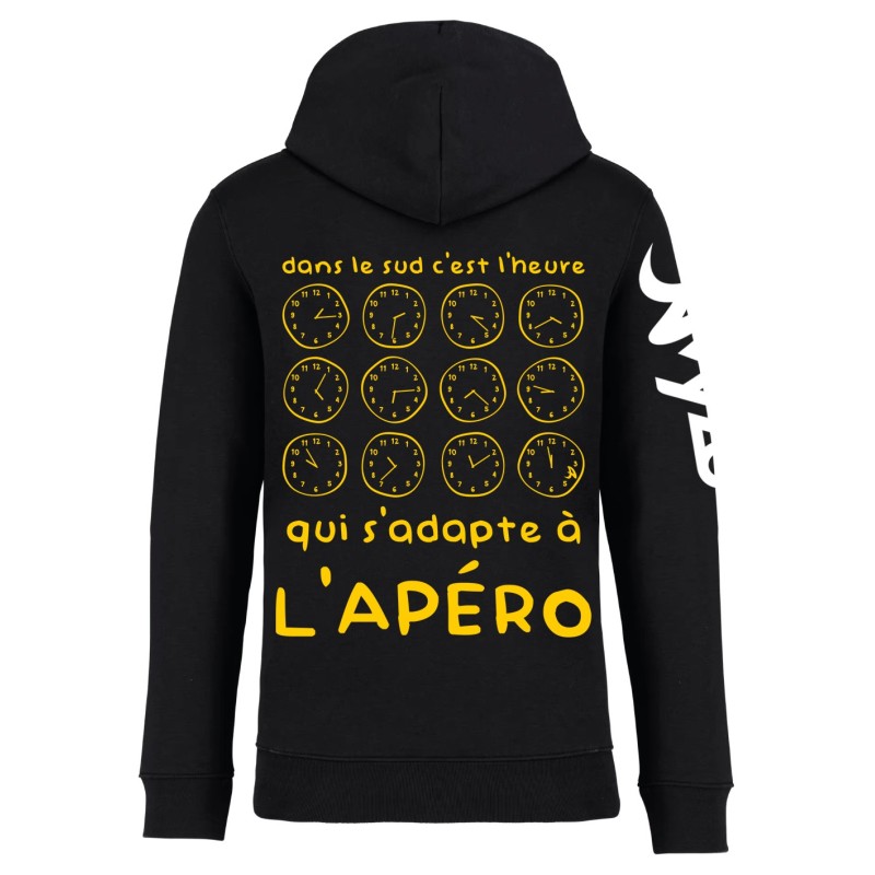 L'HEURE DE L'APERO - Sweat à capuche