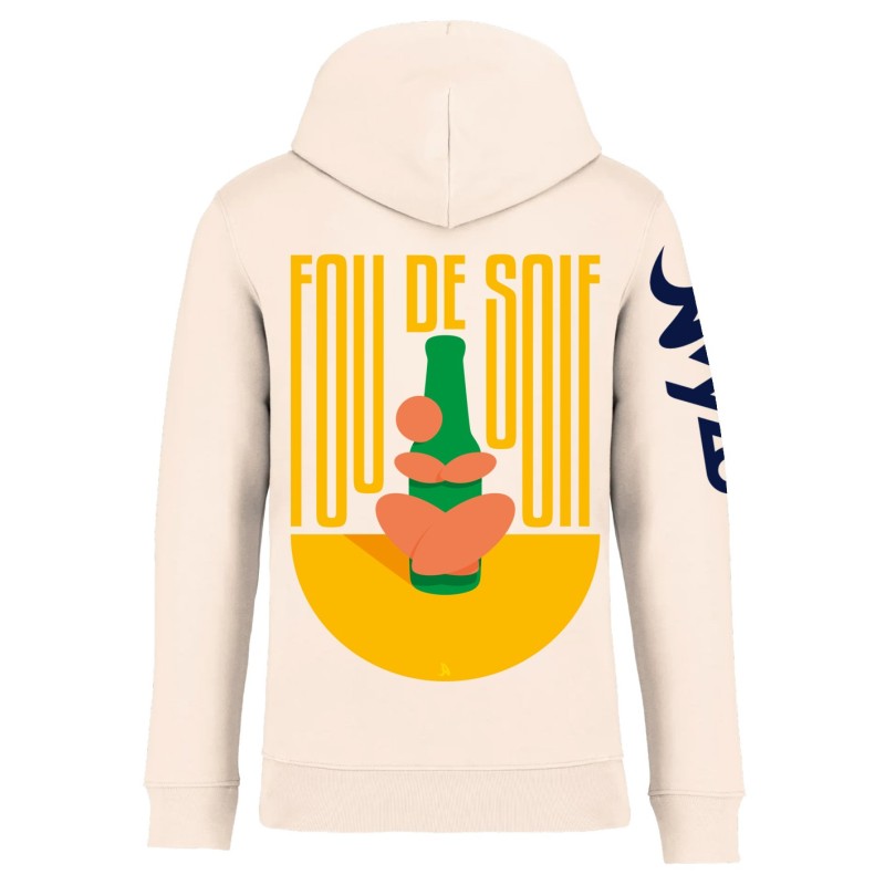 FOU DE SOIF VERT - Veste zippée