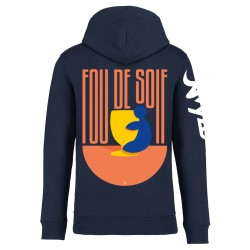 FOU DE SOIF BLEU - Veste zippée