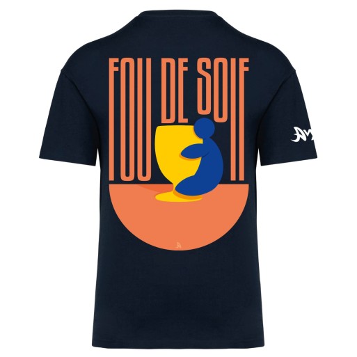 FOU DE SOIF BLEU - T-shirt